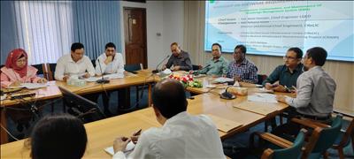 Two Workshops on KMS Requirement Specification and 
Software Design Held at LGED-CReLIC at LGED Headquarters
