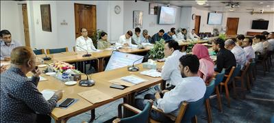 Two Workshops on KMS Requirement Specification and 
Software Design Held at LGED-CReLIC at LGED Headquarters
