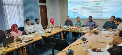 Two Workshops on KMS Requirement Specification and 
Software Design Held at LGED-CReLIC at LGED Headquarters
