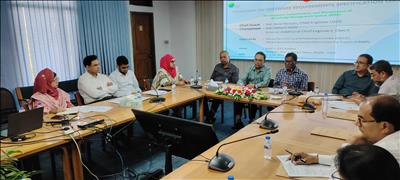 Two Workshops on KMS Requirement Specification and 
Software Design Held at LGED-CReLIC at LGED Headquarters
