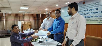 LGED's CRIMP Project Organizes Two-Day Training Workshop on
Preparation of Occupational Health and Safety Action Plan
