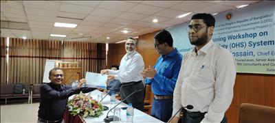 LGED's CRIMP Project Organizes Two-Day Training Workshop on
Preparation of Occupational Health and Safety Action Plan
