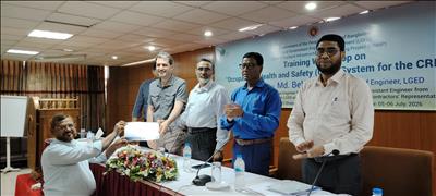 LGED's CRIMP Project Organizes Two-Day Training Workshop on
Preparation of Occupational Health and Safety Action Plan

