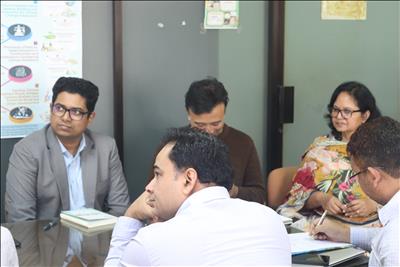 GCA Delegation visit CReLIC Activities at LGED